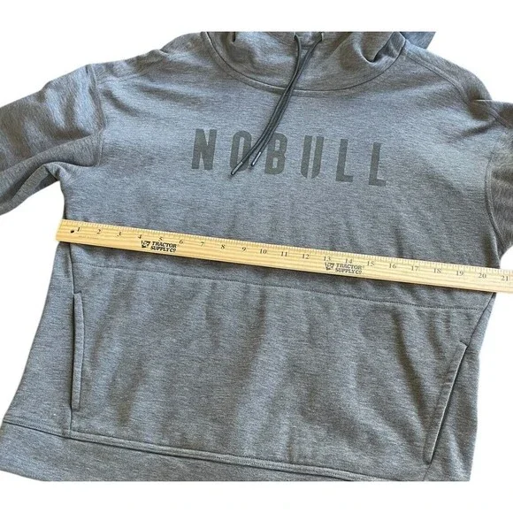 NOBULL / Women / Training hoodie / Heather gray / Size Small Scuba Hood - Picture 12 of 14